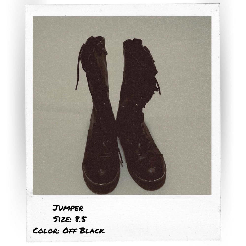 Distressed Military Combat Boot